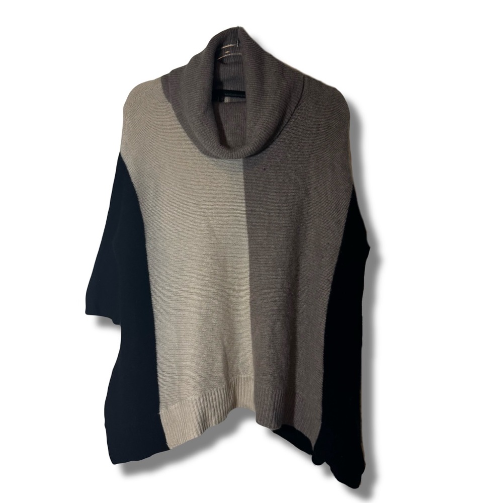 360 Cashmere Two-Tone Cowl Neck Sweater *FLAWED*